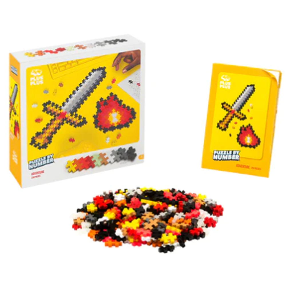 Plus Plus Adventure Puzzle By Number Plus Plus Construction Building Toy NWT